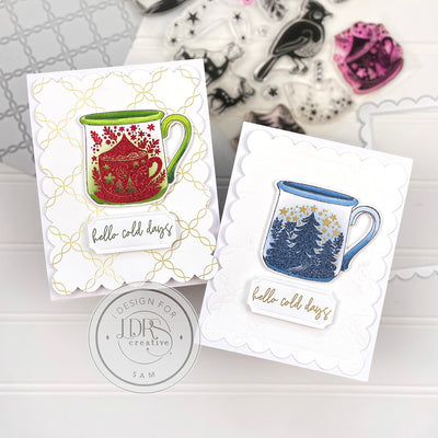 Bringing New Life to an Older Stamp with the New Cozy Days Inlay Stamps