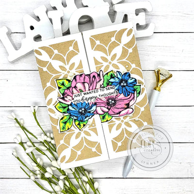 Cosmos Stamps, Dies, and Layering Stencils Bundle