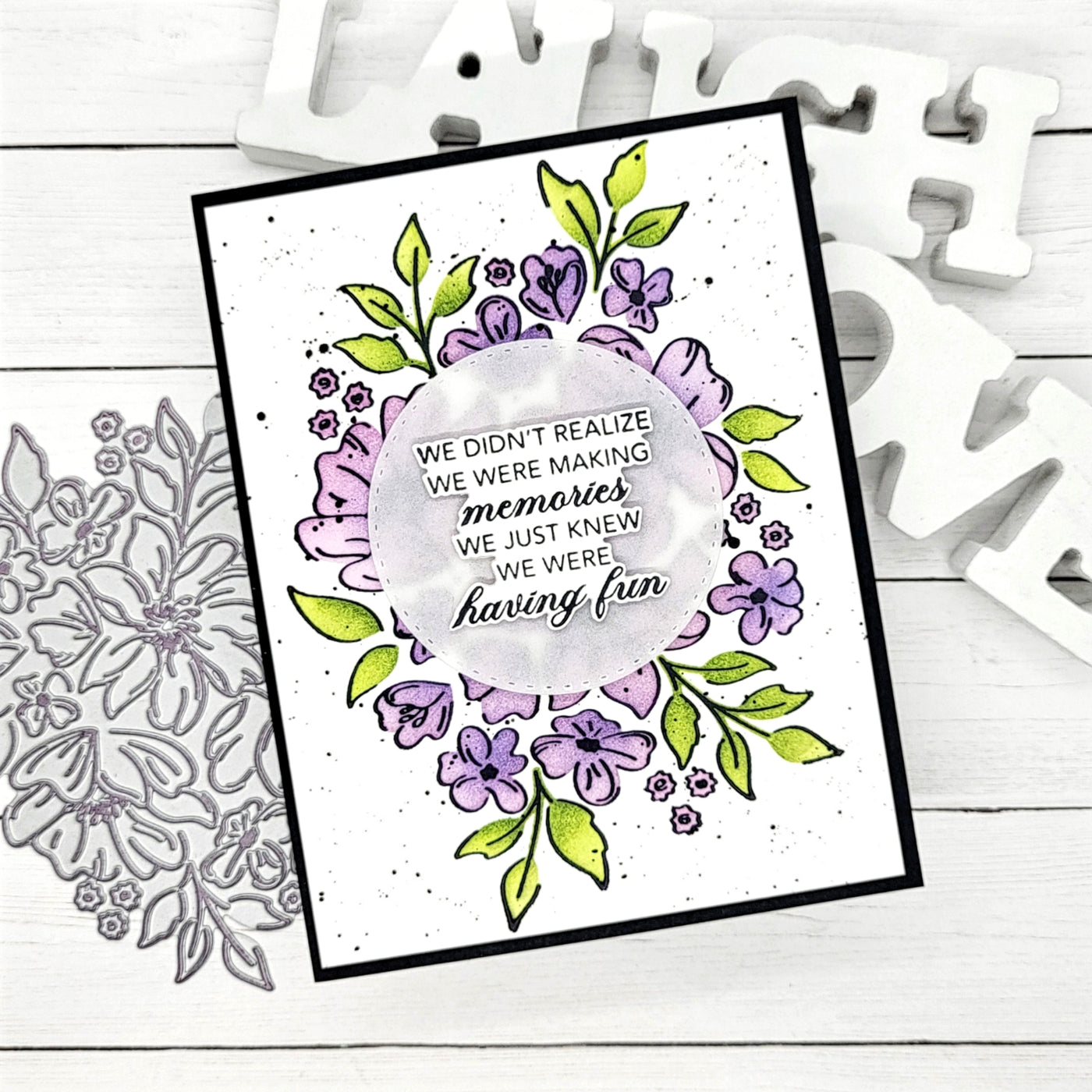 Sweetheart Floral Layering Stencils - 2 Pack