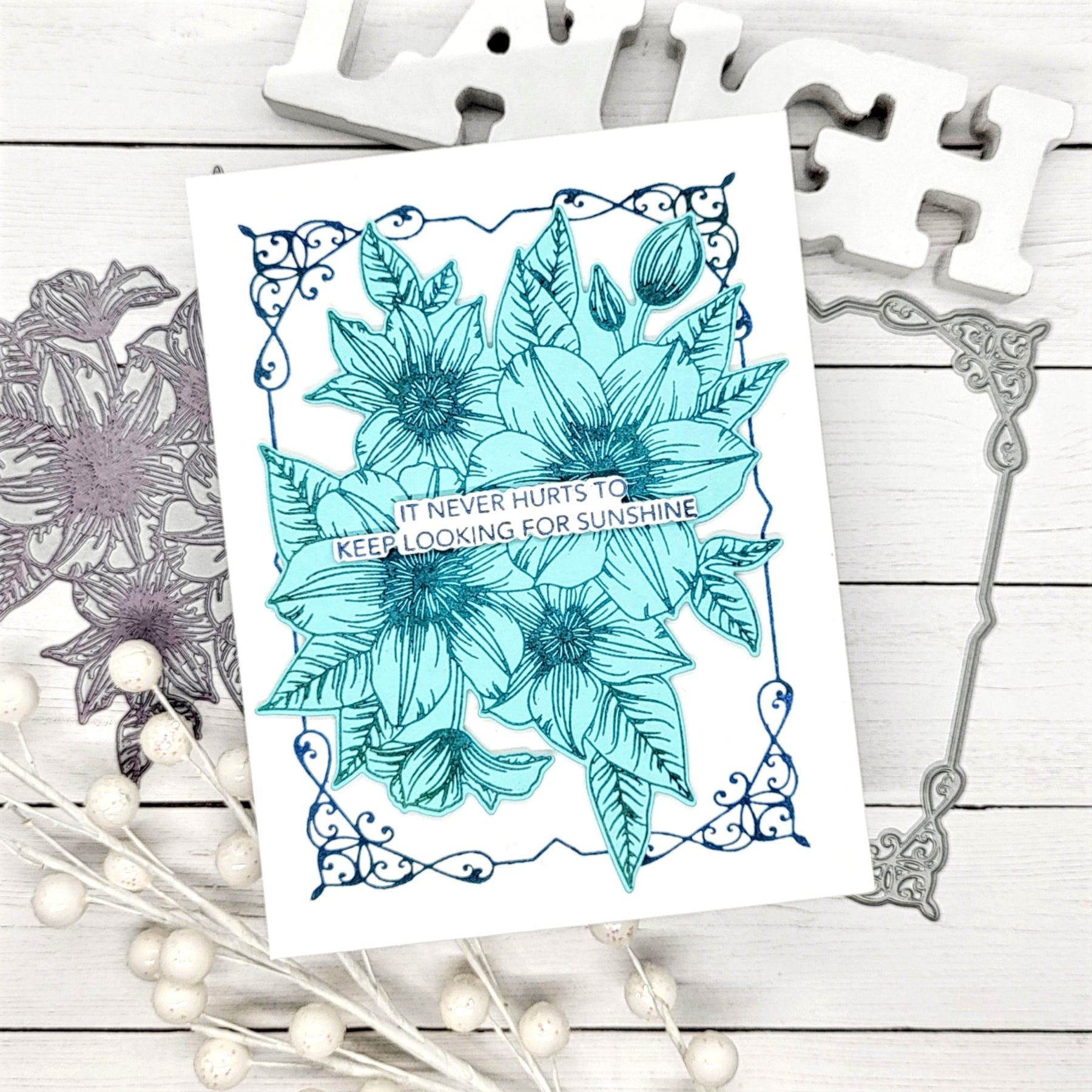 Clematis Impress-ion Press + Foil Plate