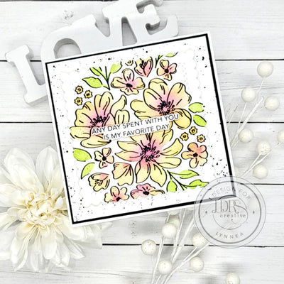 Sweetheart Floral Layering Stencils - 2 Pack