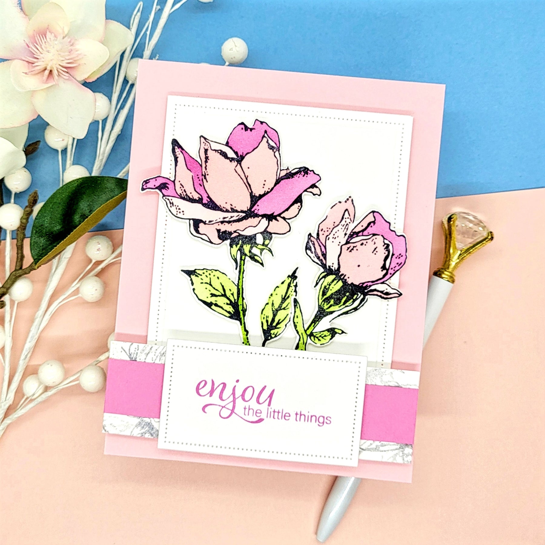 Velvet Petals Impress-ion Press + Foil Plates