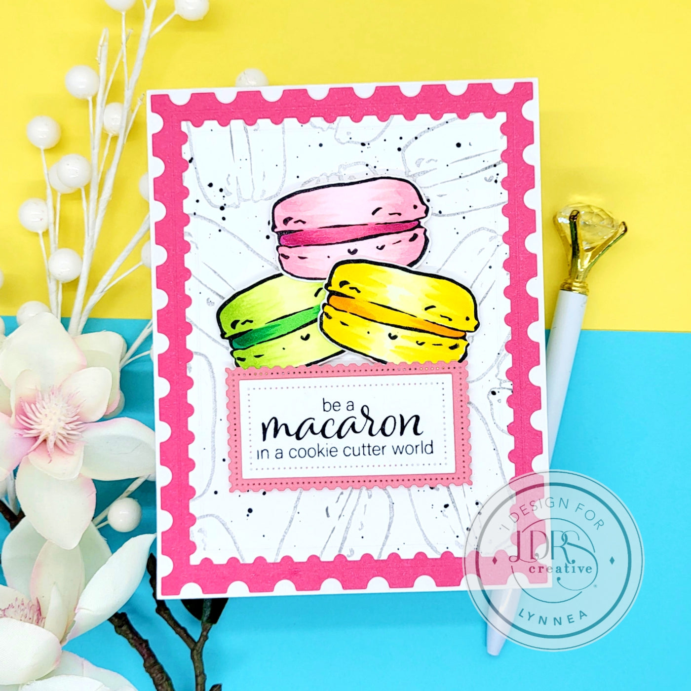 Macarons 4x6 Stamps