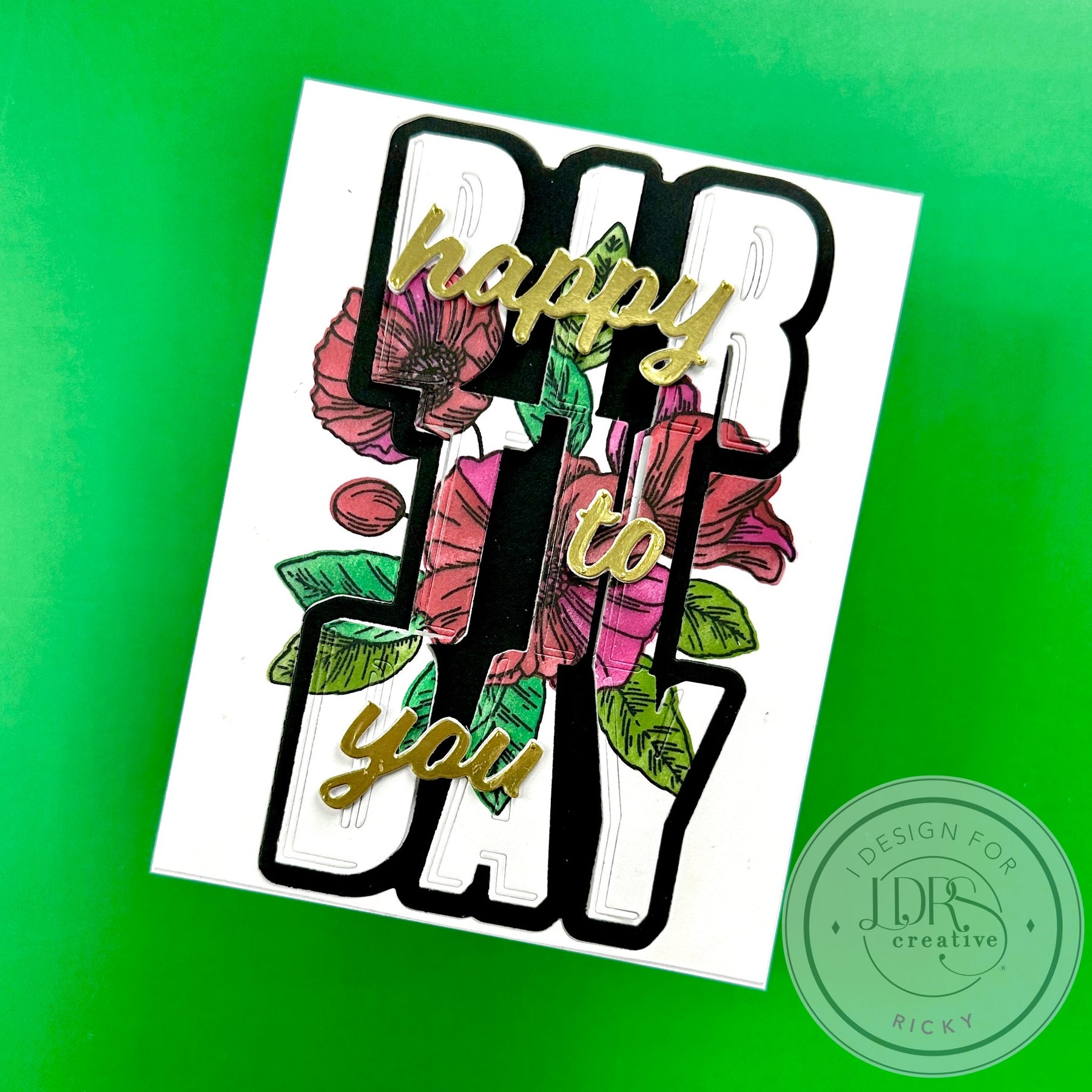 Poppy Posy 4x6 Stamps