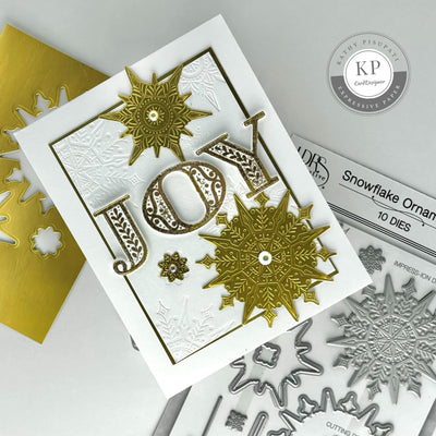 Snowflake Ornaments Impress-ion Letterpress Dies
