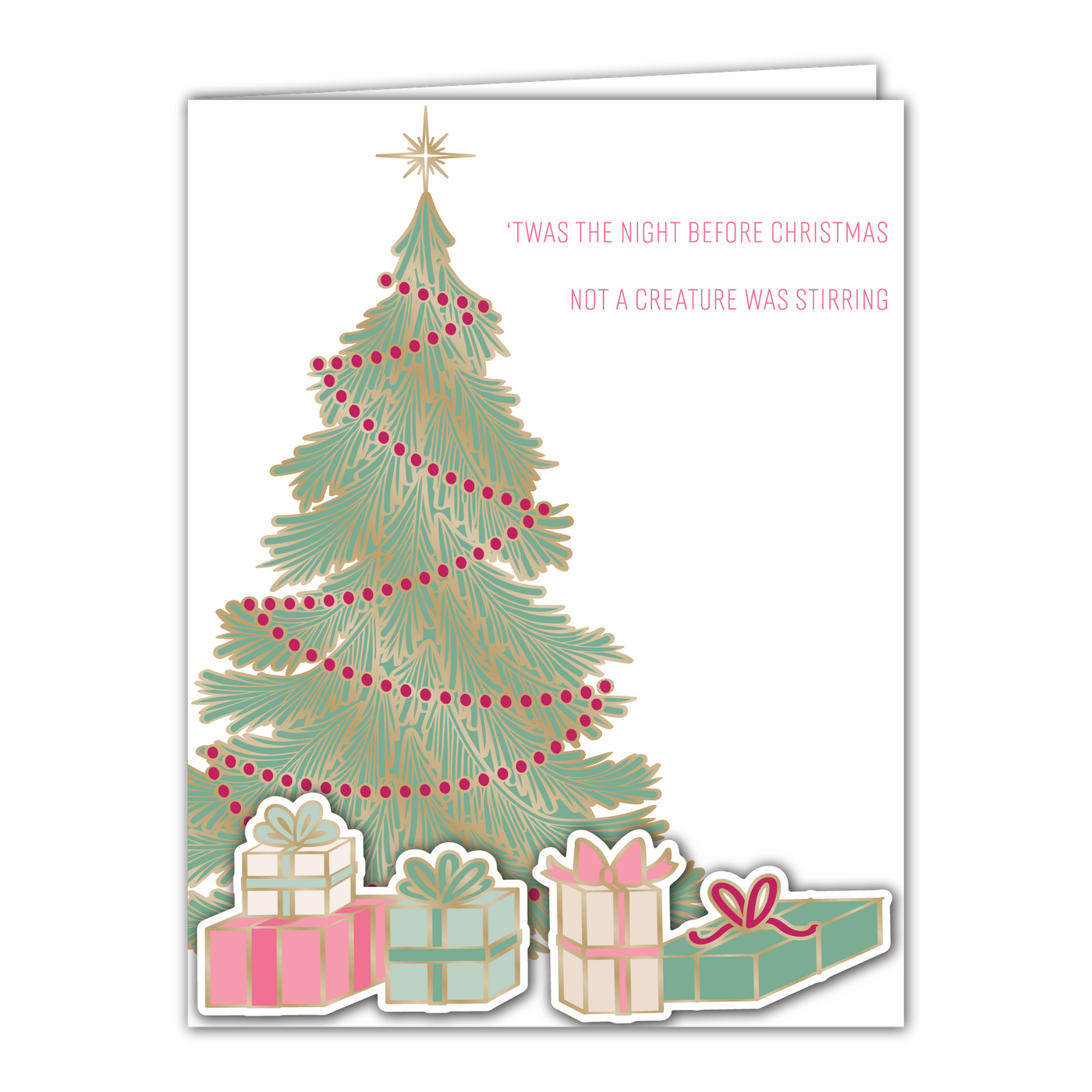 Oh Christmas Tree Impress-ion Letterpress Dies