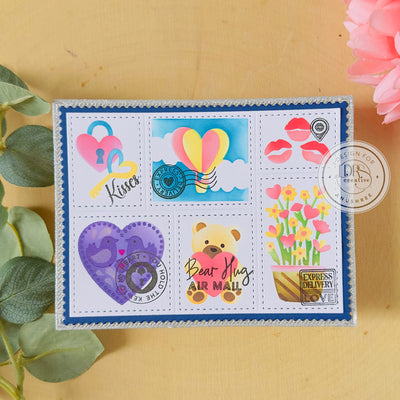 Nested Postage Collage Dies