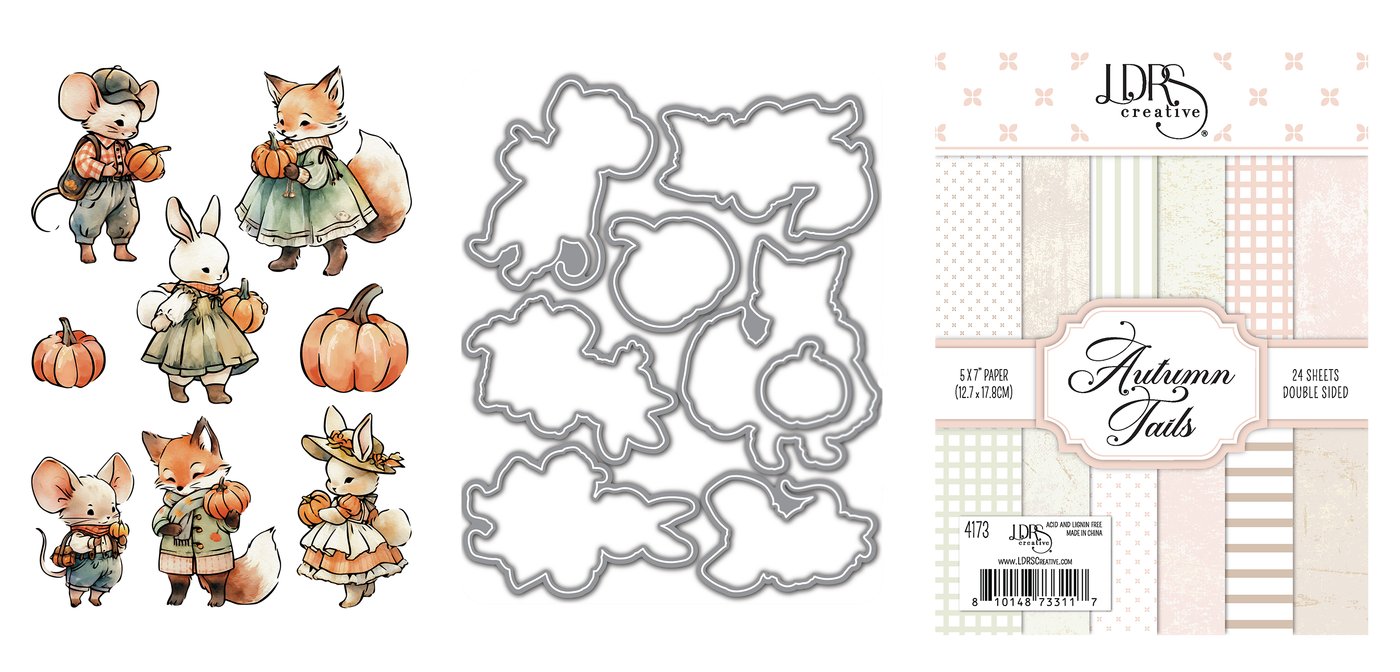 OCTOBER 16TH Craft Class LIVE Bundle - Autumn Tails