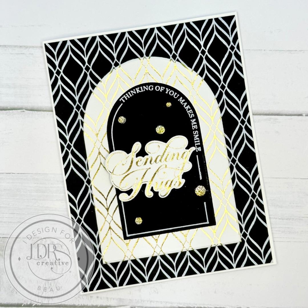 Braided Waves Background Impress-ion Press + Foil Plate