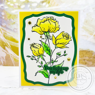 Sweet Rose Impress-ion Press + Foil Plates