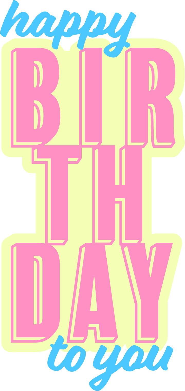 Big Word 4x6 Stamps - Birthday – LDRS Creative