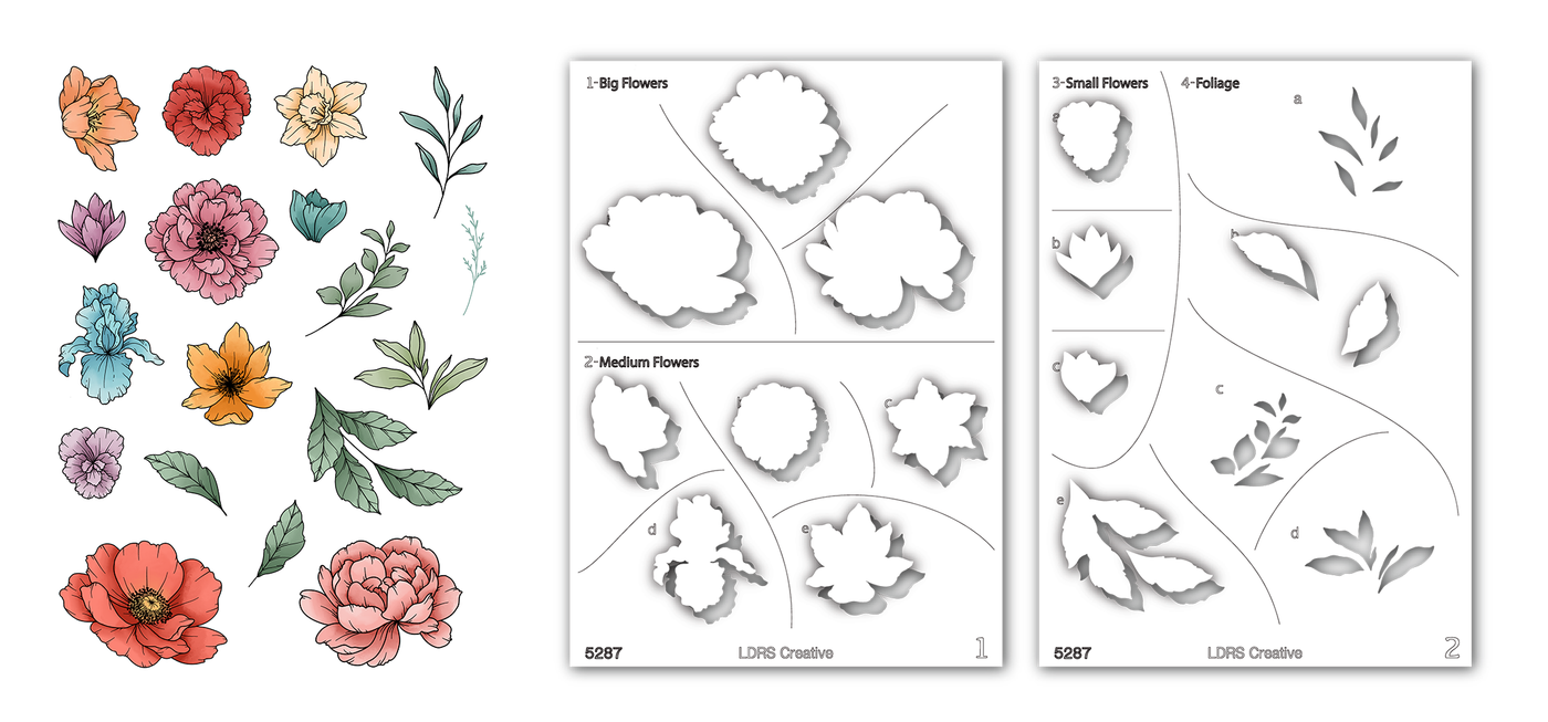 Bouquet Maker Stamps and Masks Bundle