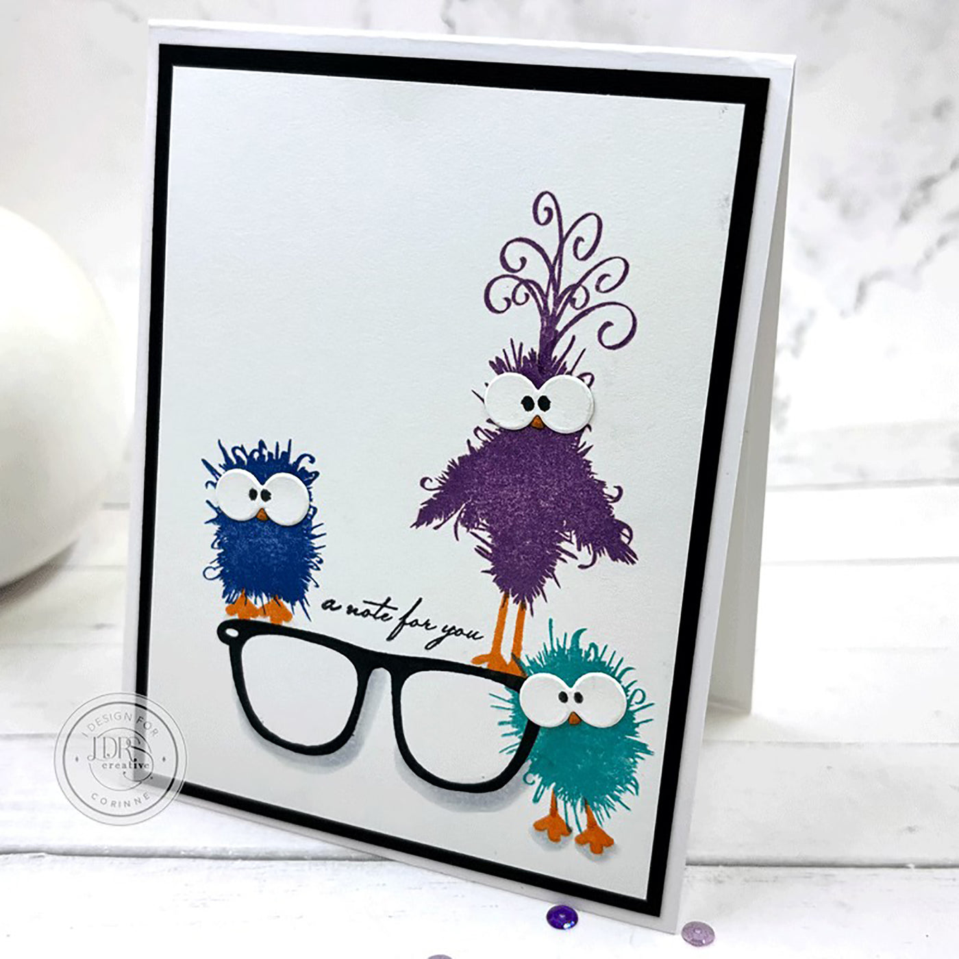PRE-ORDER:  Fuzzy Wuzzies 4x6 Stamps and Coordinating Dies