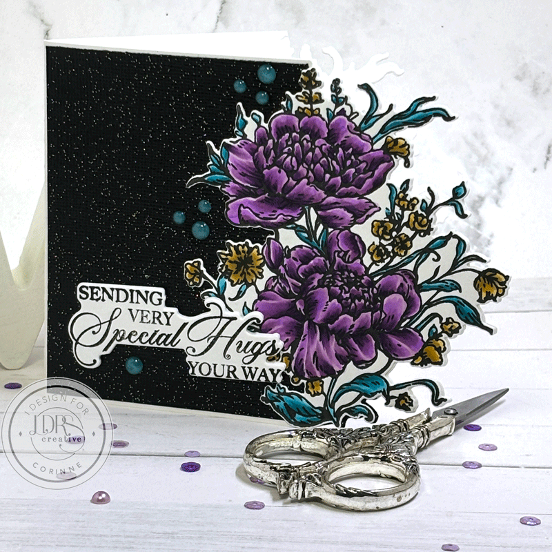 Romantic Bouquet Impress-ion Press + Foil Plate and Coordinating Die Bundle