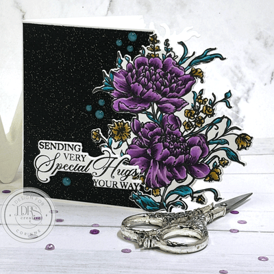 Romantic Bouquet Impress-ion Press + Foil Plate