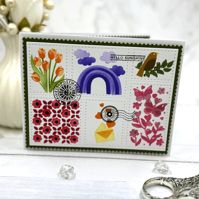 Nested Postage Collage Dies