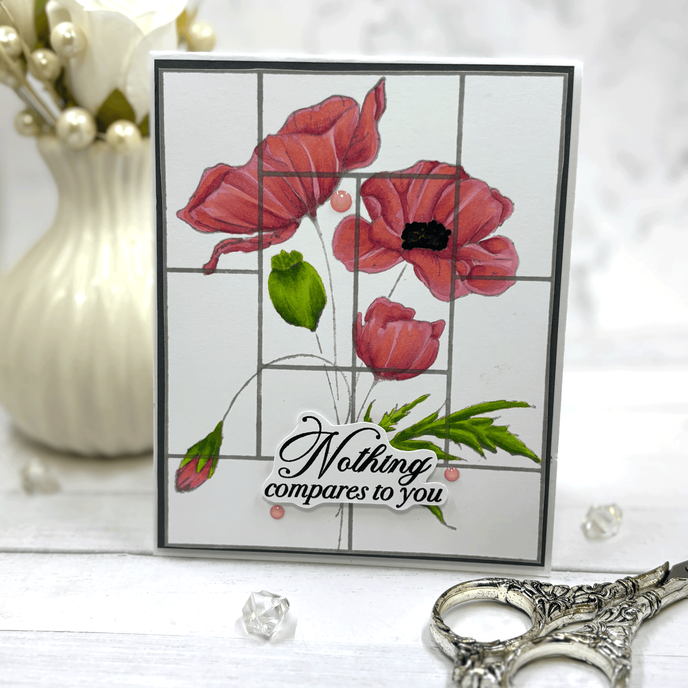 Delicate Stems 6x6 Stamps