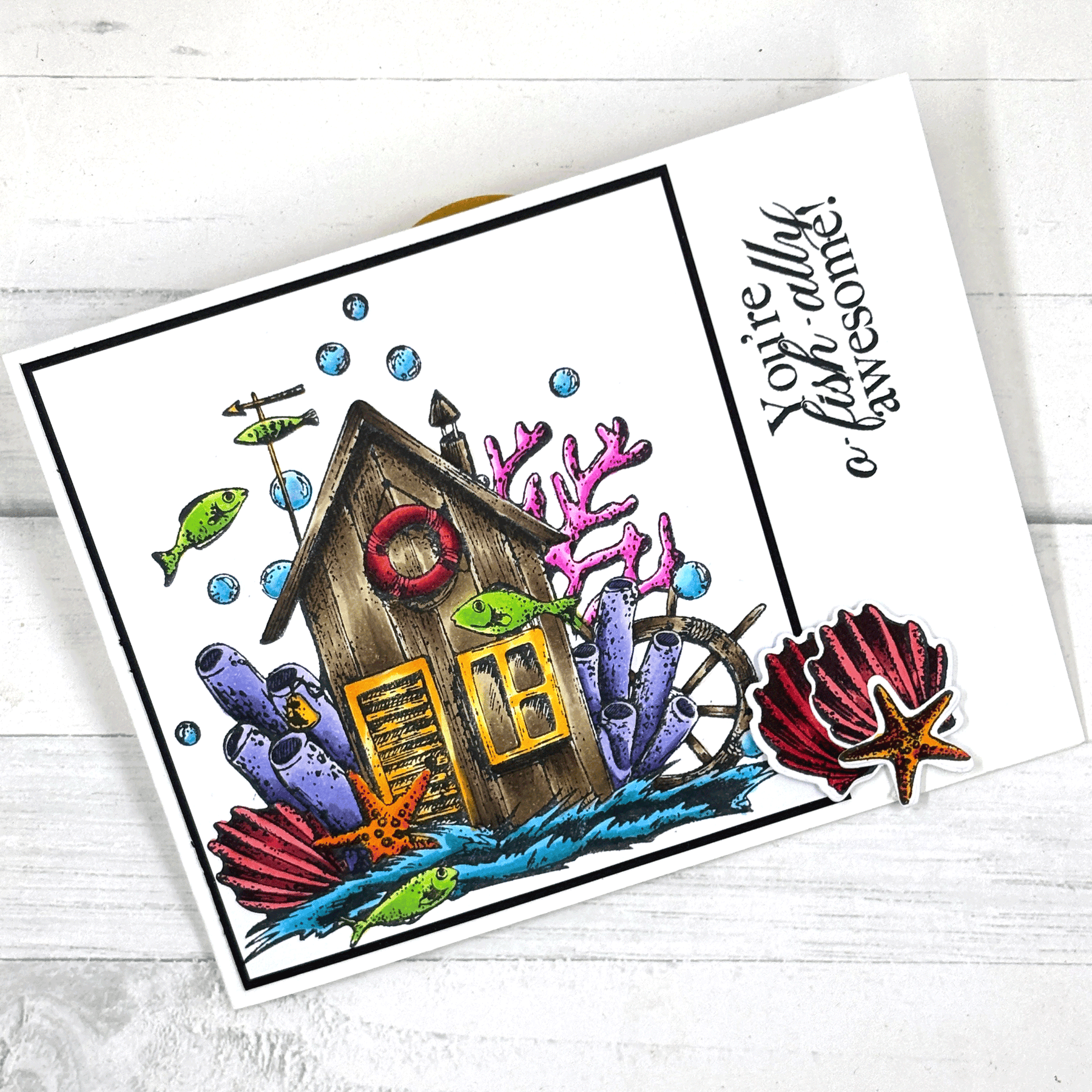 The Sea Shack 4x6 Stamps