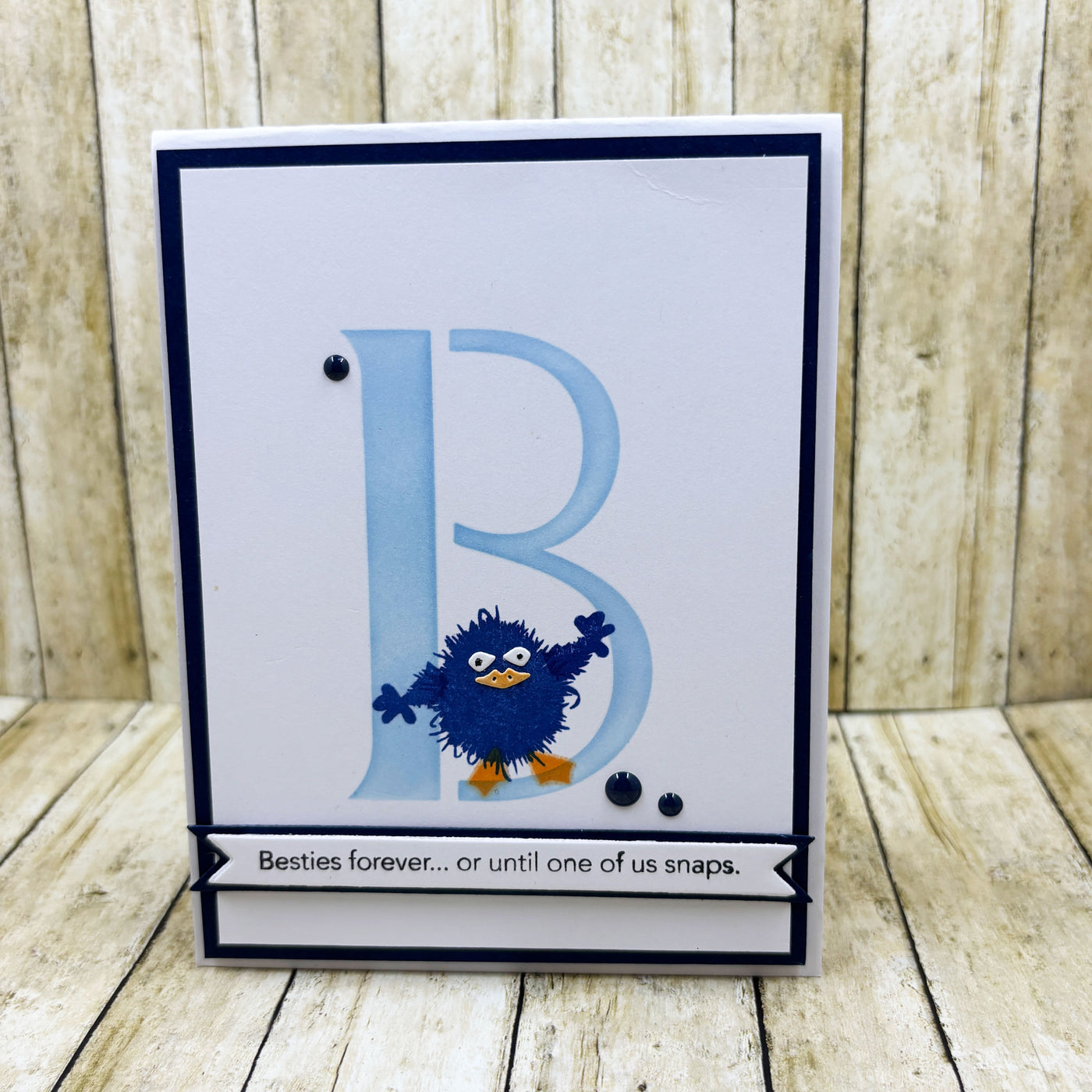 Fuzzy Wuzzies Birthday Suit Add-On 4x4 Stamps and Coordinating Dies