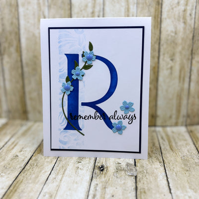 A to Z Sentiments 5x7 Stamps