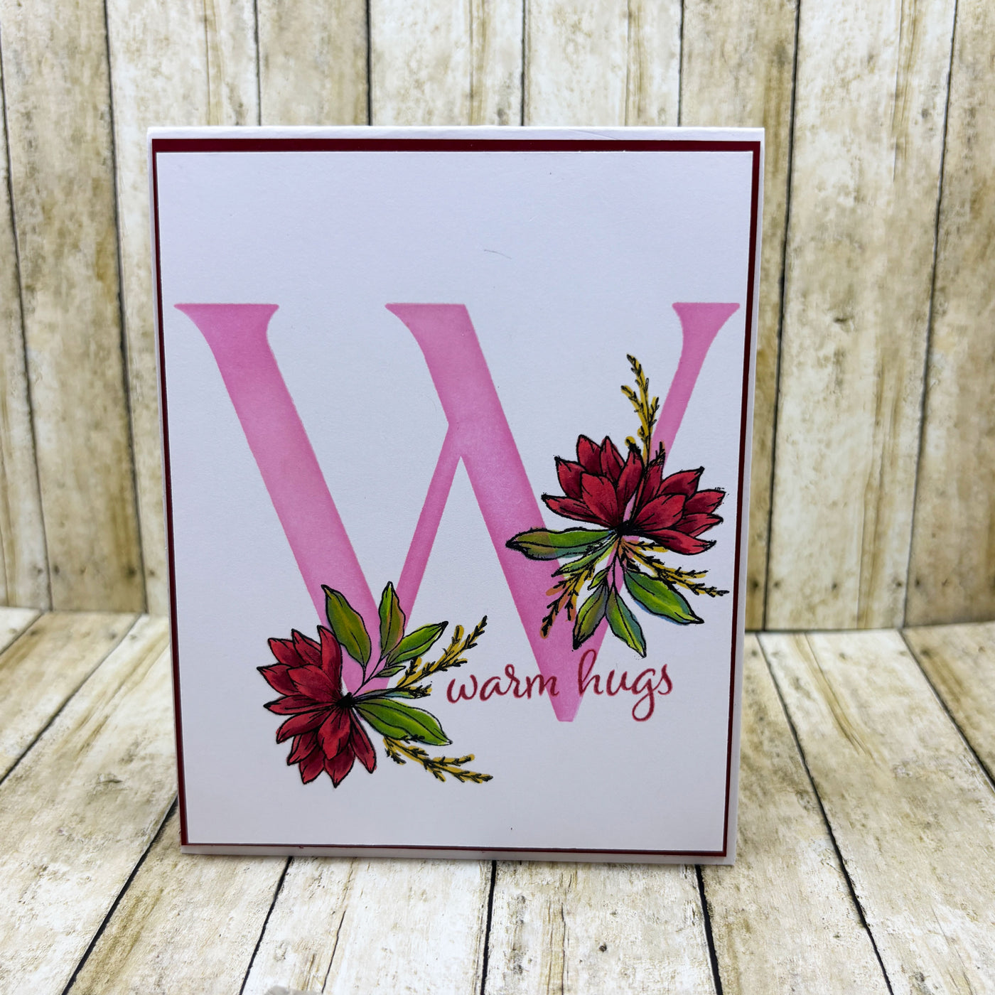 A to Z Sentiments 5x7 Stamps