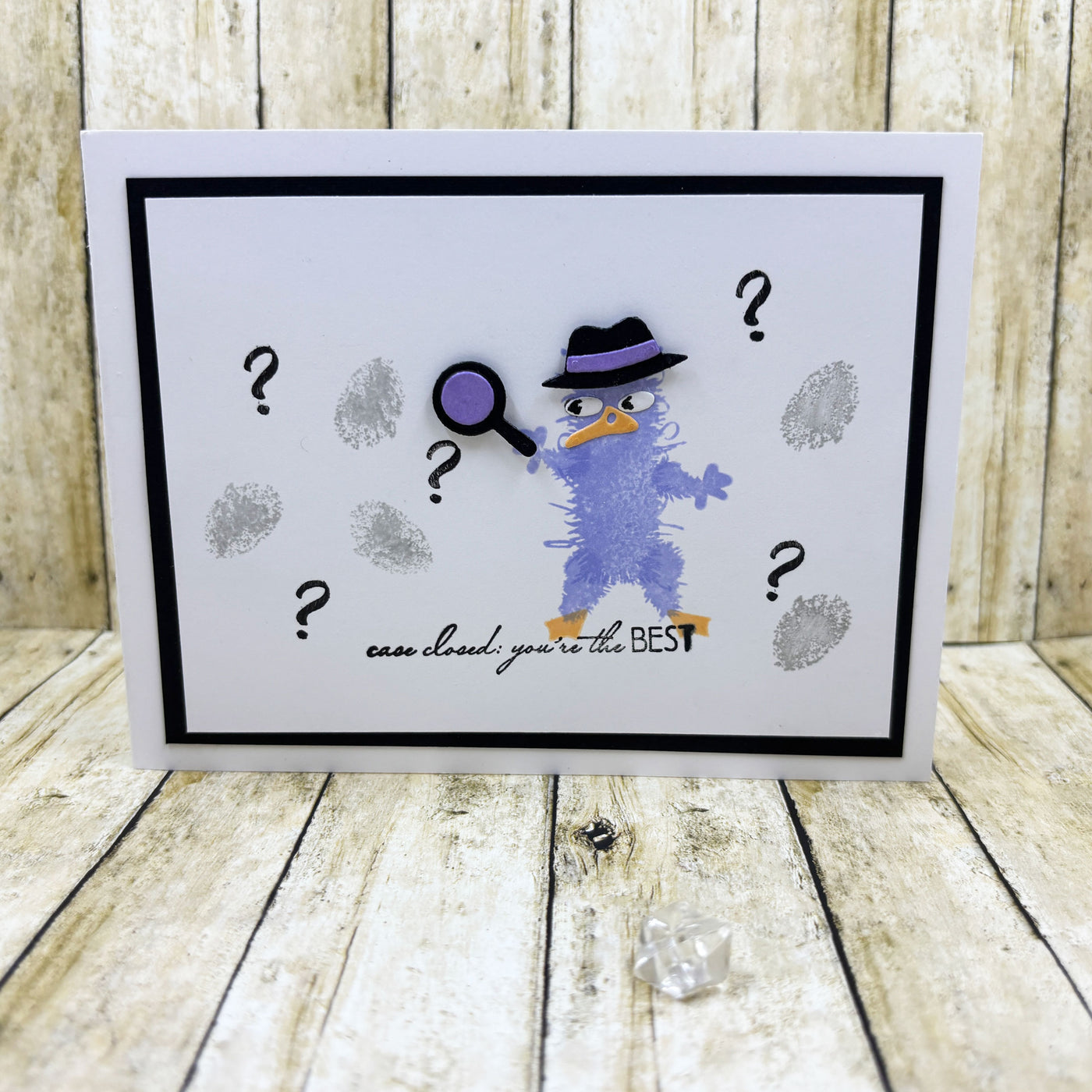 Fuzzy Wuzzies Under Cover Add-On 4x4 Stamps and Coordinating Dies