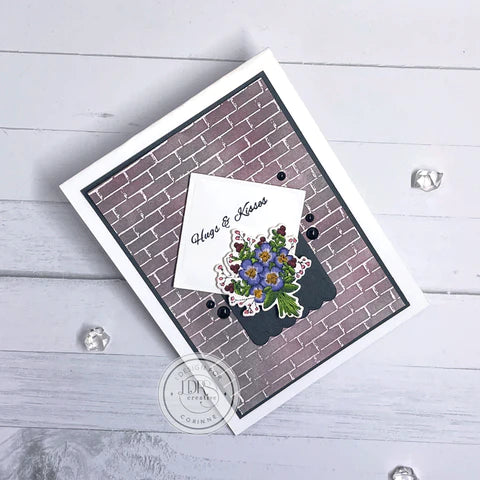 Old Brick Wall 6x6 Stamp