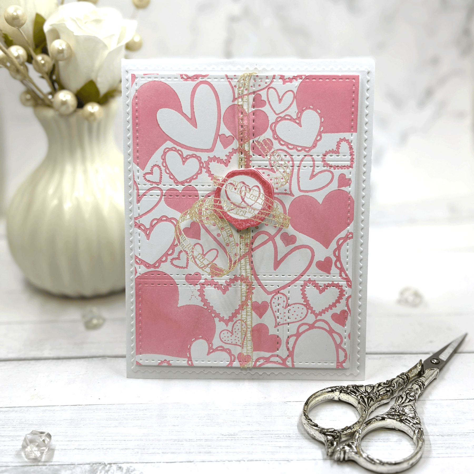 Heart Mix 5x7 Impress-ion Press + Foil Plate