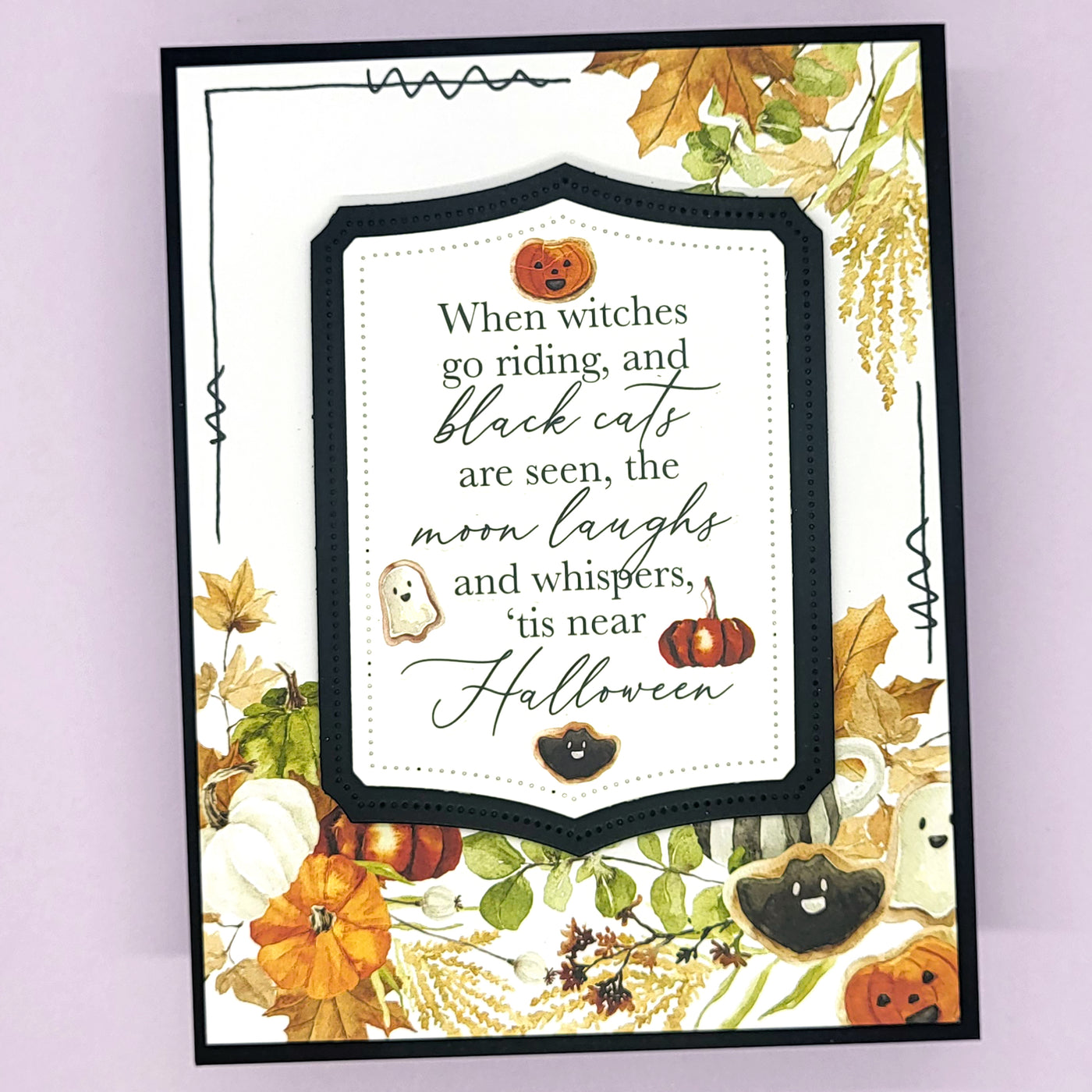 Cozy Halloween Card Kit