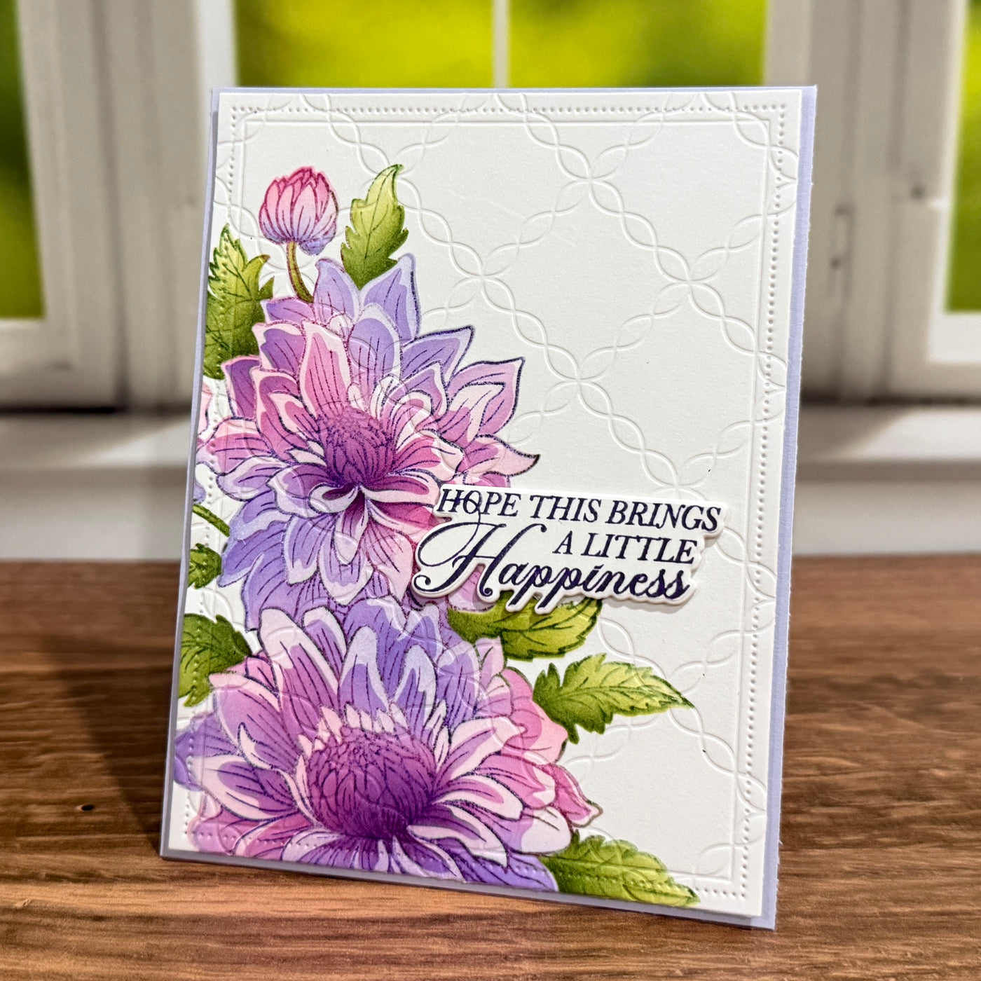 Delightful Dahlias 6x8 Stamps