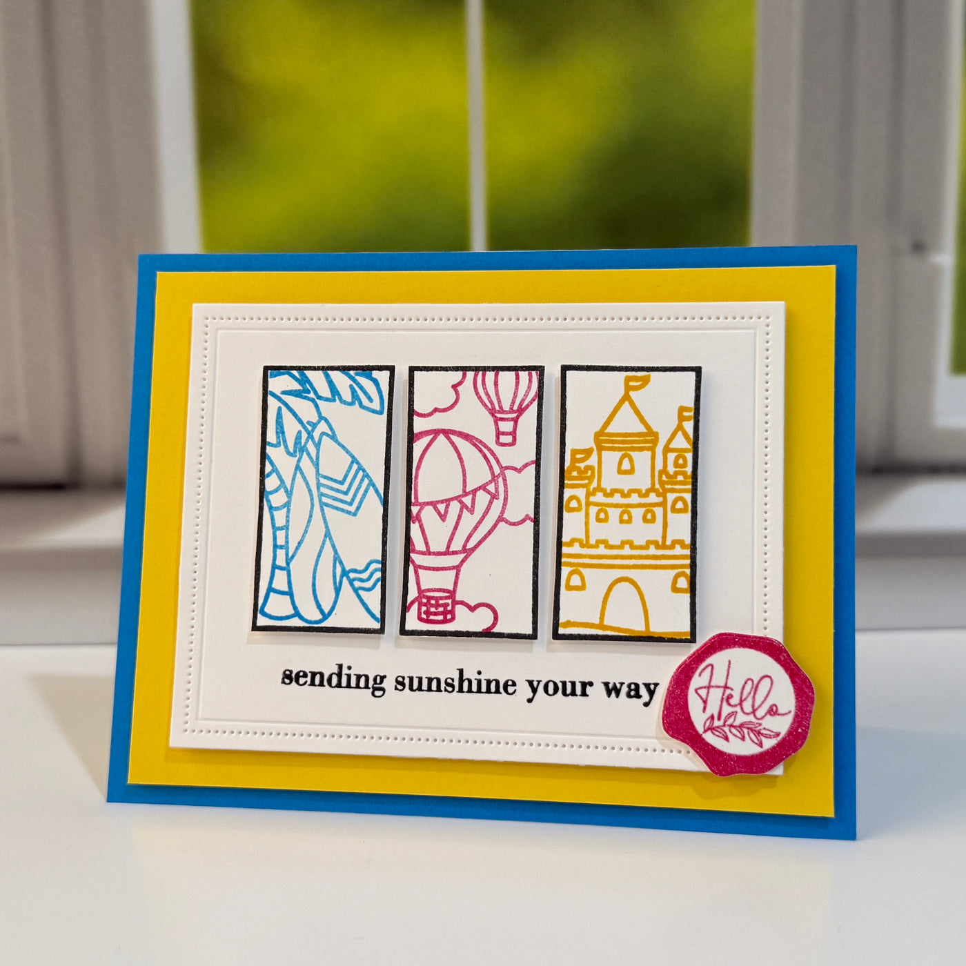Vacation Puzzle Scenes 6x8 Stamps