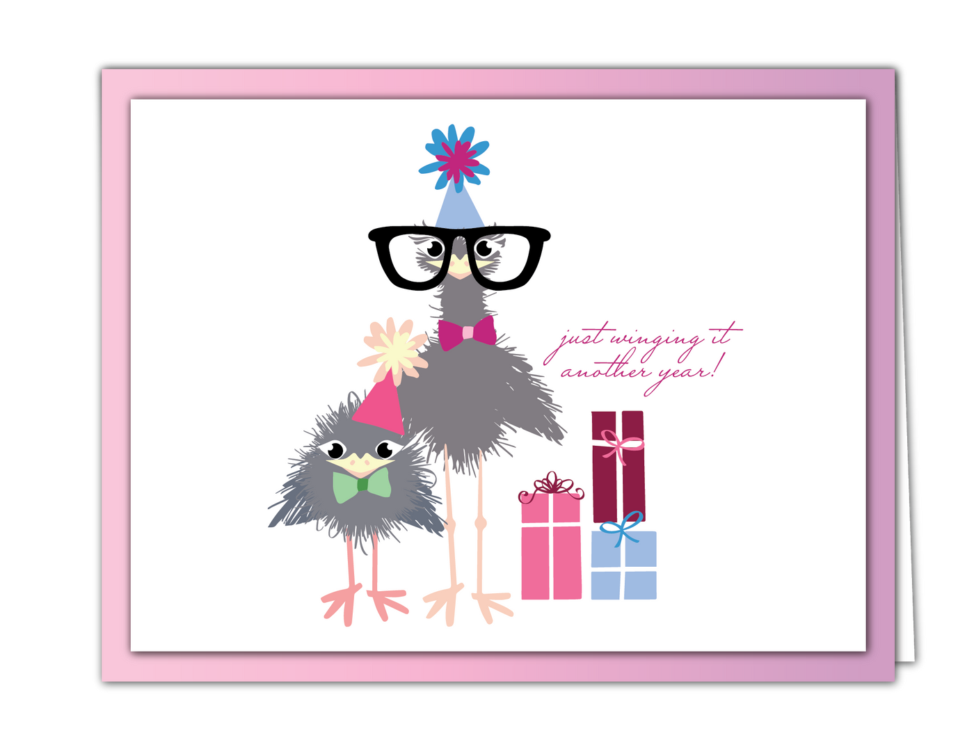 Fuzzy Wuzzies Birthday Suit Add-On 4x4 Stamps and Coordinating Dies