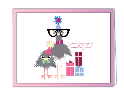 Fuzzy Wuzzies Birthday Suit Add-On 4x4 Stamps and Coordinating Dies