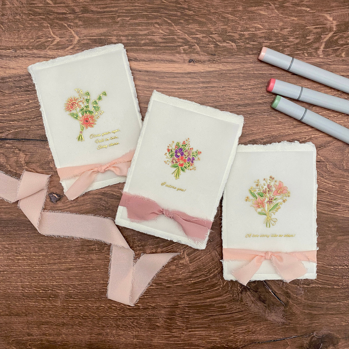 Hand-Tied Bouquet 4x6 Stamps