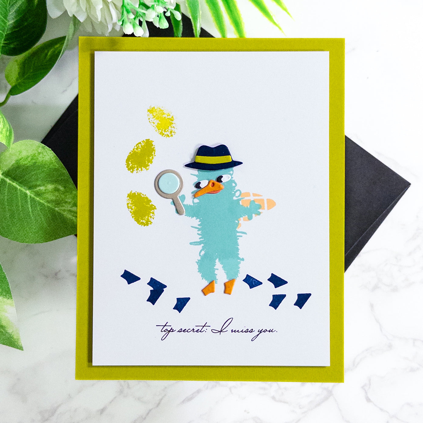 Fuzzy Wuzzies Under Cover Add-On 4x4 Stamps and Coordinating Dies