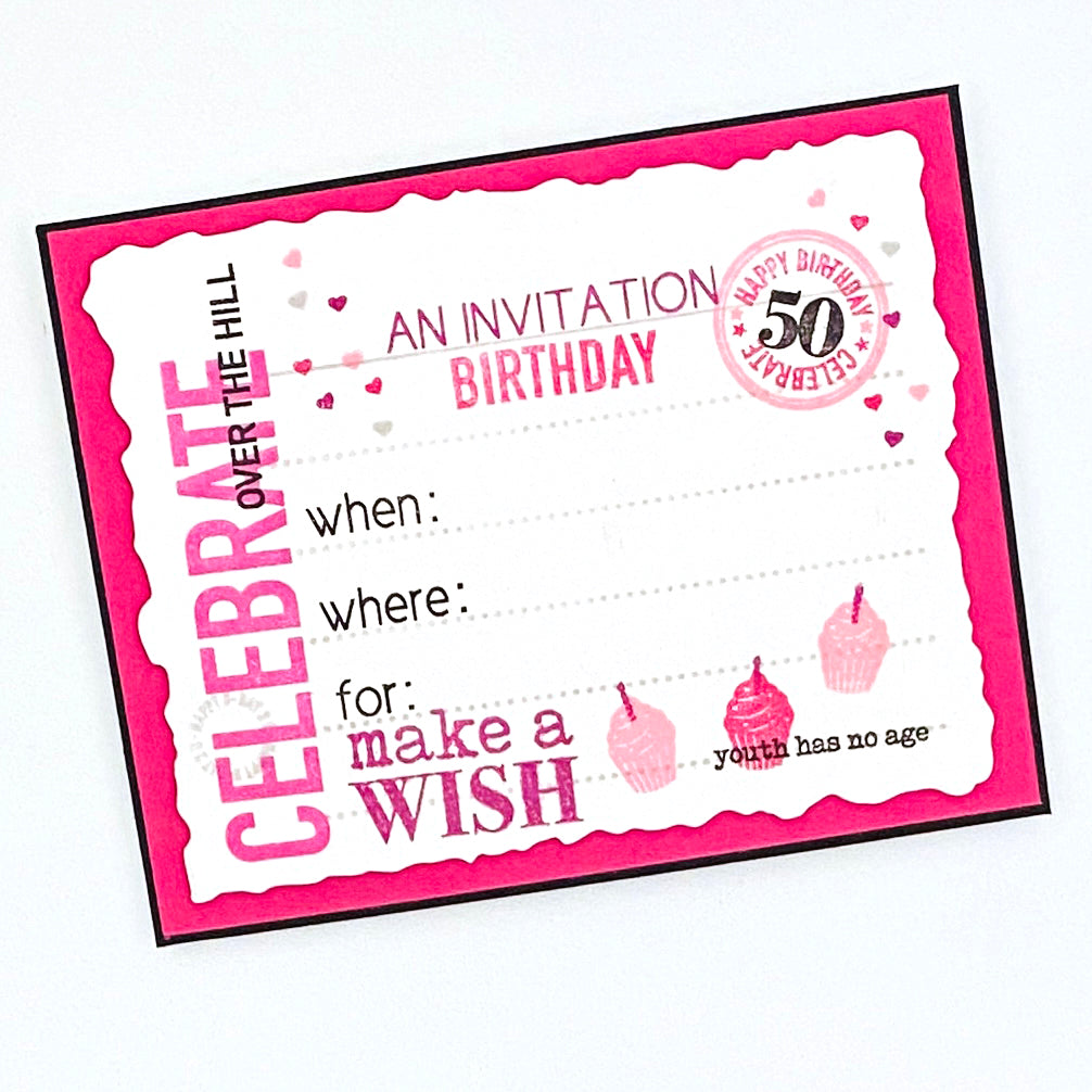 Invitation 3x4 Stamp