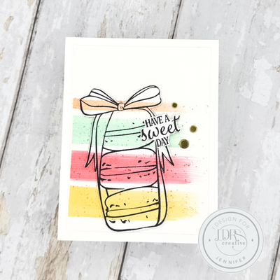 Macarons Stamps and Coordinating Dies Bundle
