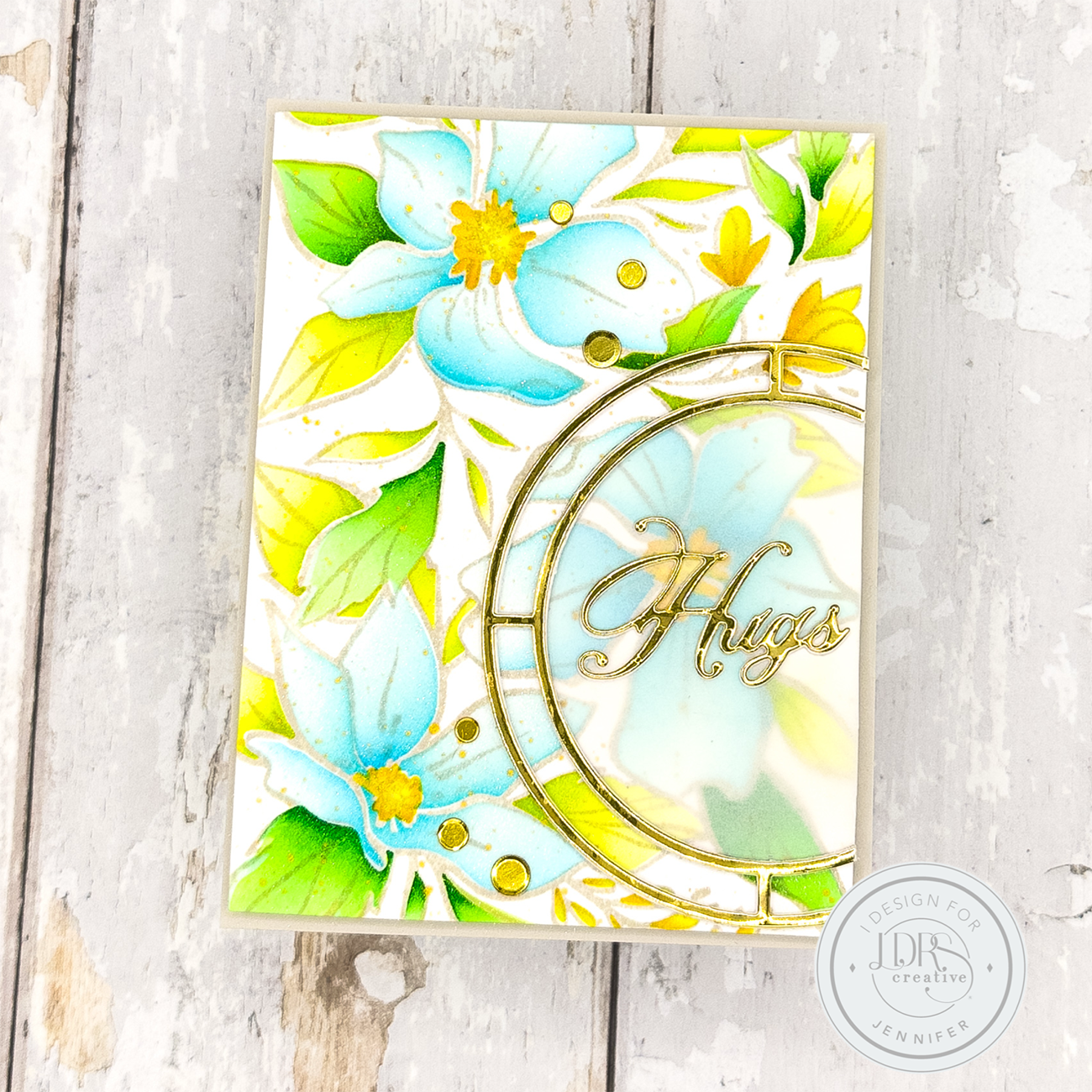 In the Garden Background Stamp and Layering Stencils Bundle