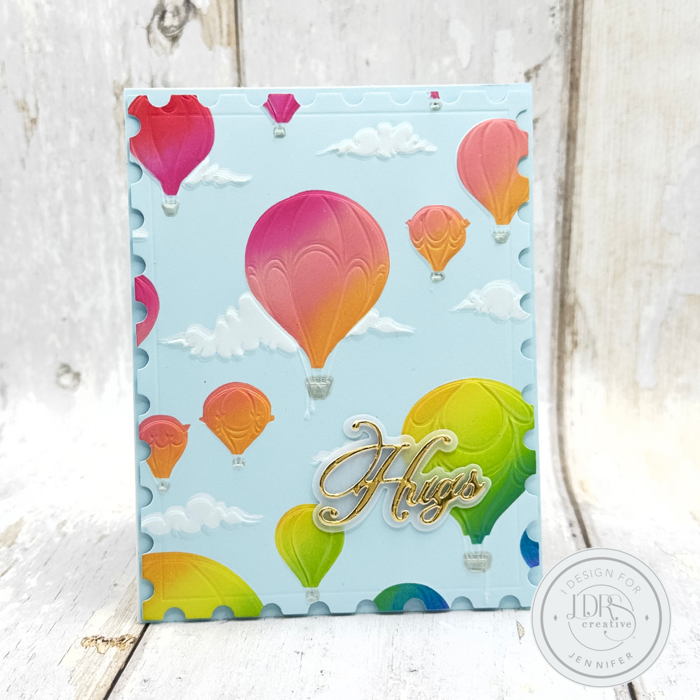 Hot Air Balloons Layering Stencils