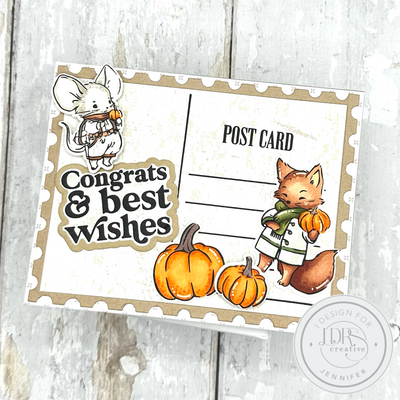 Autumn Tails Stamps and Coordinating Dies Bundle