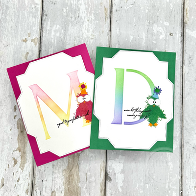 Fuzzy Wuzzies Birthday Suit Add-On 4x4 Stamps and Coordinating Dies