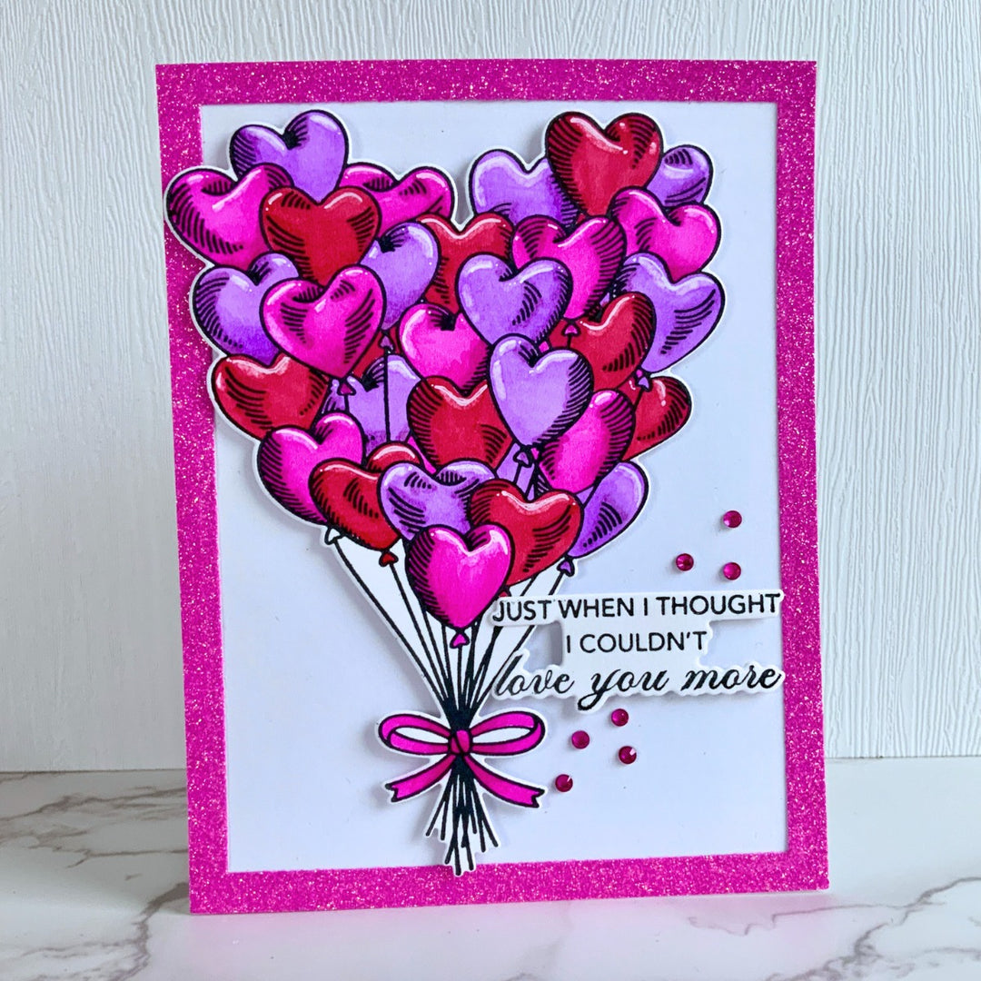 Heart Balloon Bouquet Coordinating Dies – LDRS Creative