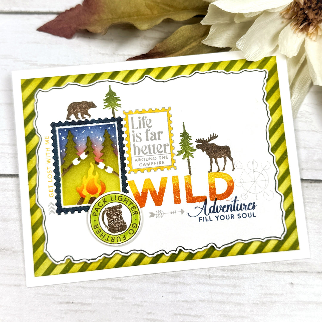 Great Outdoors Postage Collage 4x6 Stamps – LDRS Creative