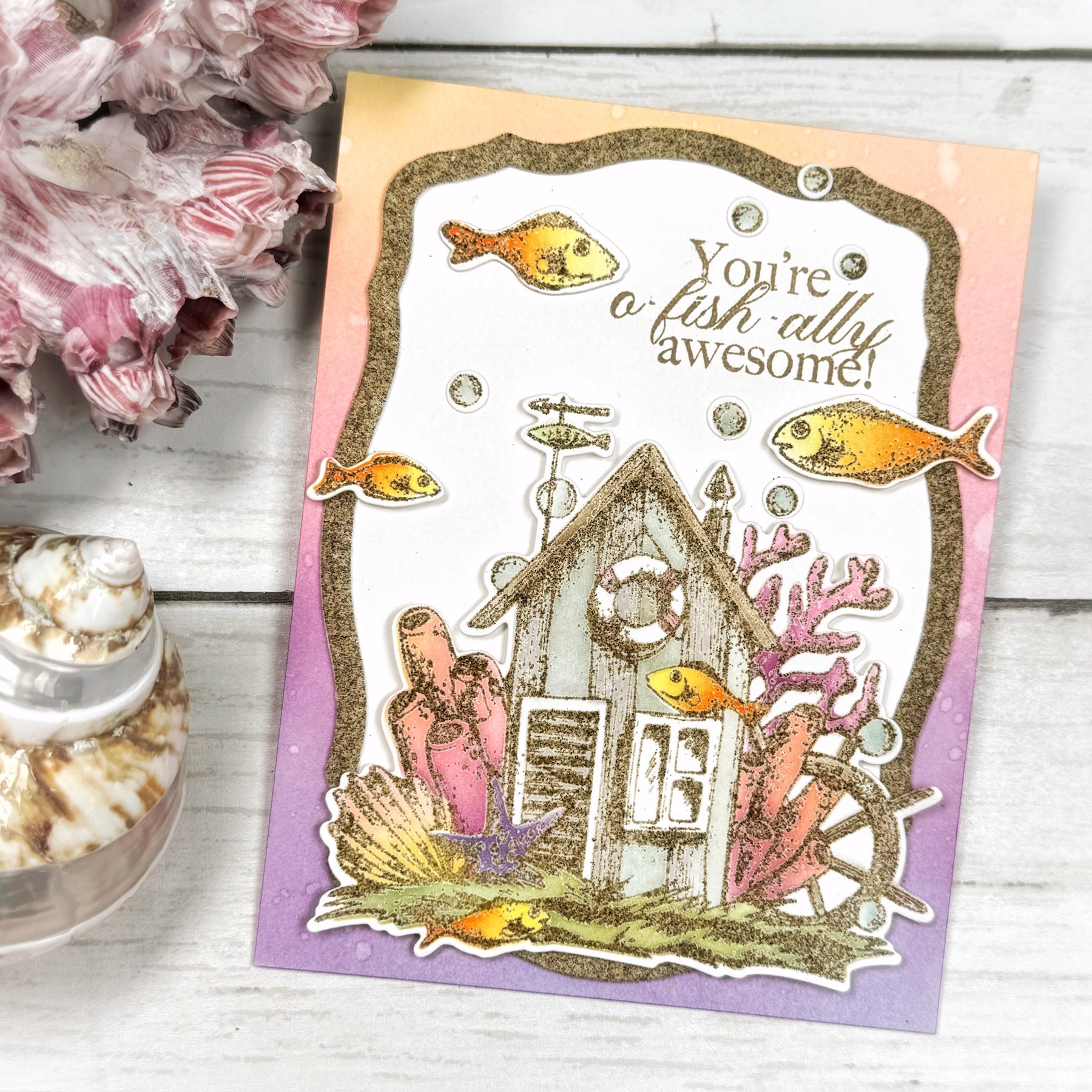 The Sea Shack 4x6 Stamps