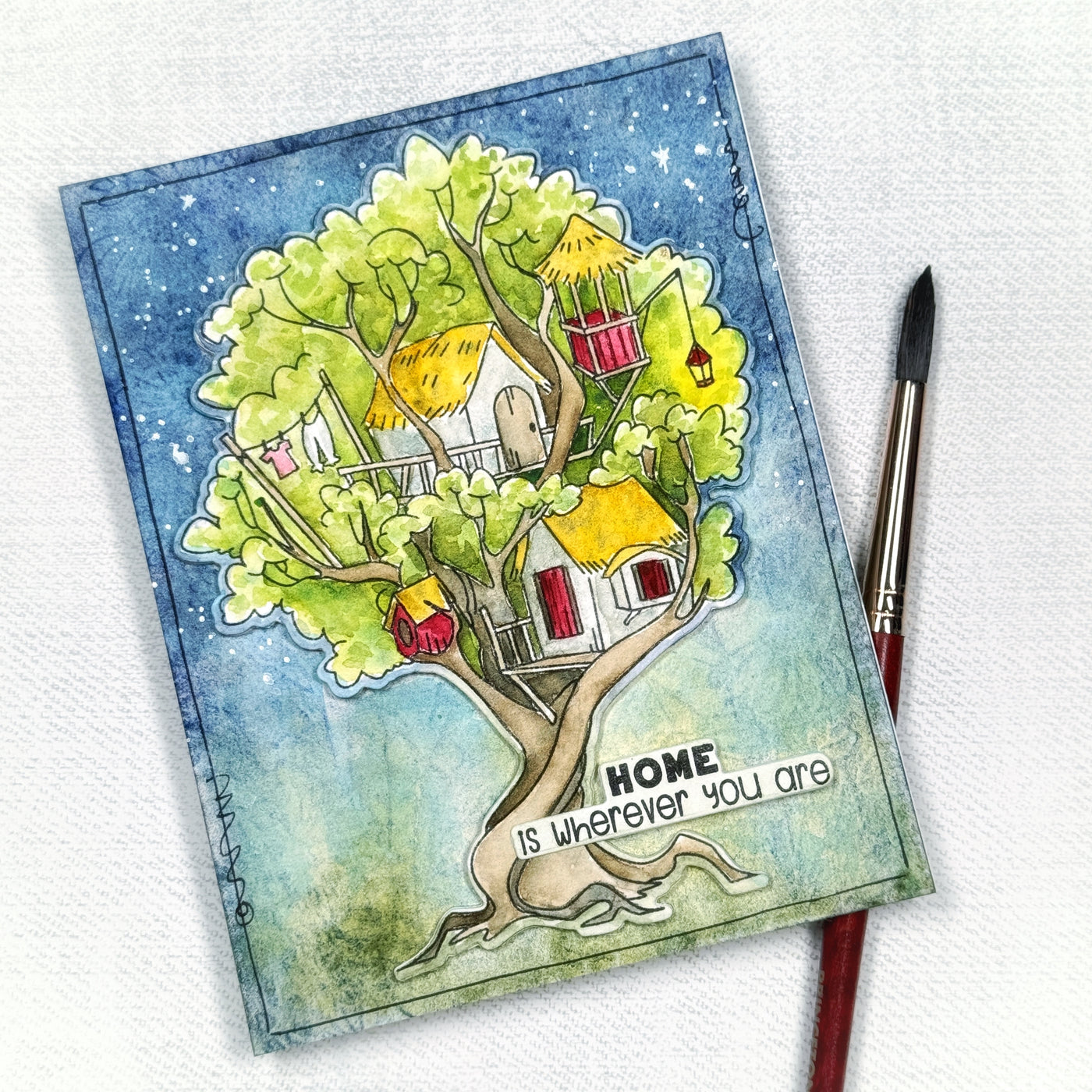 Treehouse 4x6 Stamps and Coordinating Dies Bundle