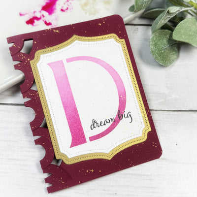 A to Z Sentiments 5x7 Stamps