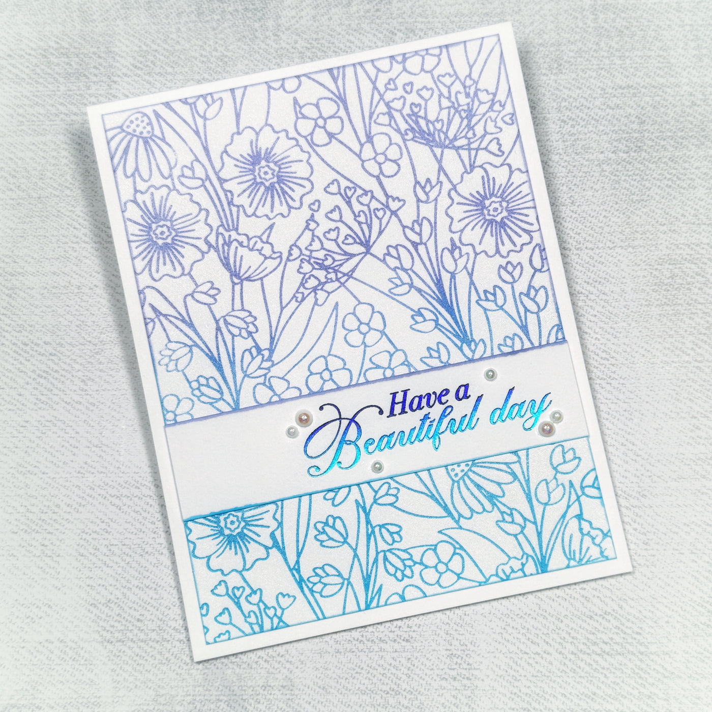 Summer Background Impress-ion Press + Foil Plates Bundle