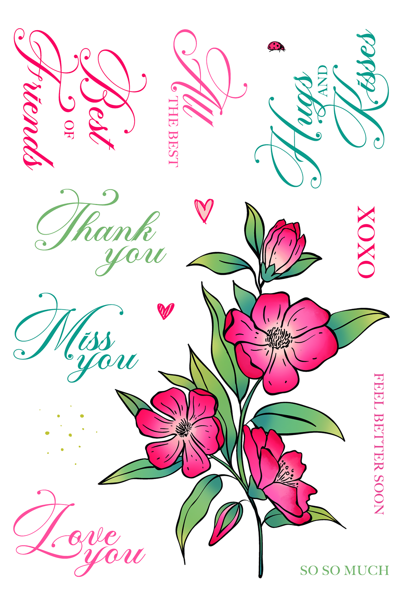 Kind Regards 4x6 Stamps – LDRS Creative
