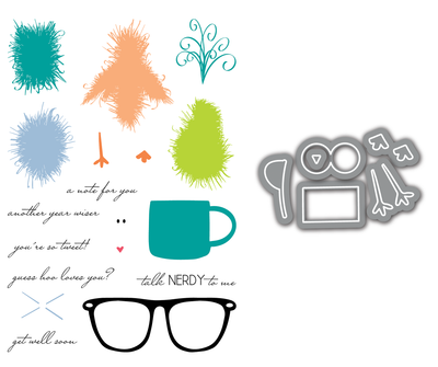 PRE-ORDER:  Fuzzy Wuzzies 4x6 Stamps and Coordinating Dies