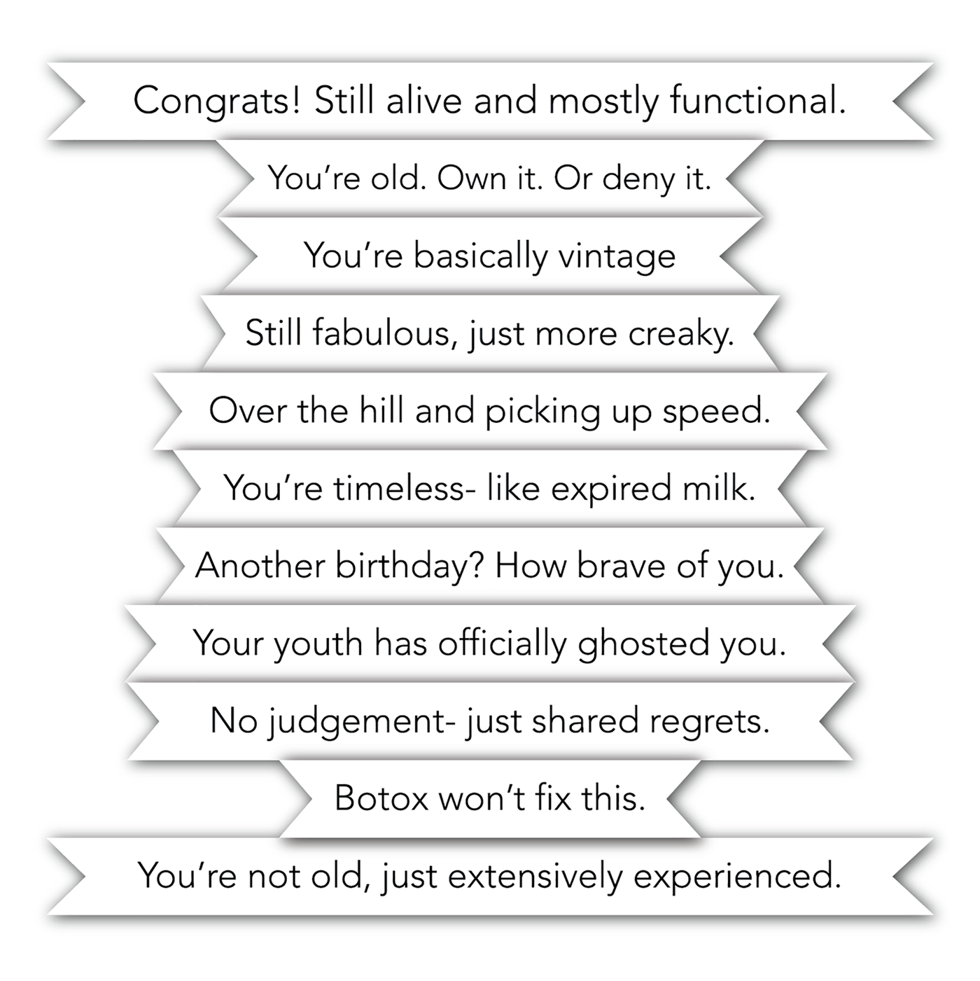 Snarky Birthday II Stack Stamp